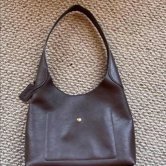 Coach Dark Brown Leather Brooklyn 28 Shoulder Bag - Picture 2 of 4